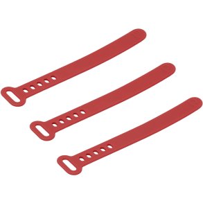 Pedestal Cable Ties 3er Set 12 cm, Burnin' Red